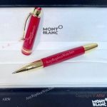 2024 New Replica Montblanc Meisterstuck 100 Yrs Rollerball Pen Red Gold